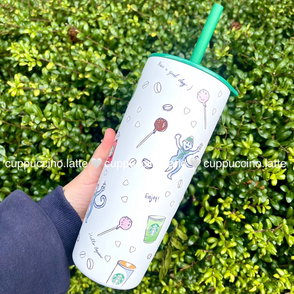 LAST ONE✨Starbucks x Roller Rabbit ‘Coffeehouse Bonanza’ Stainless Steel Tumbler - Picture 4 of 10